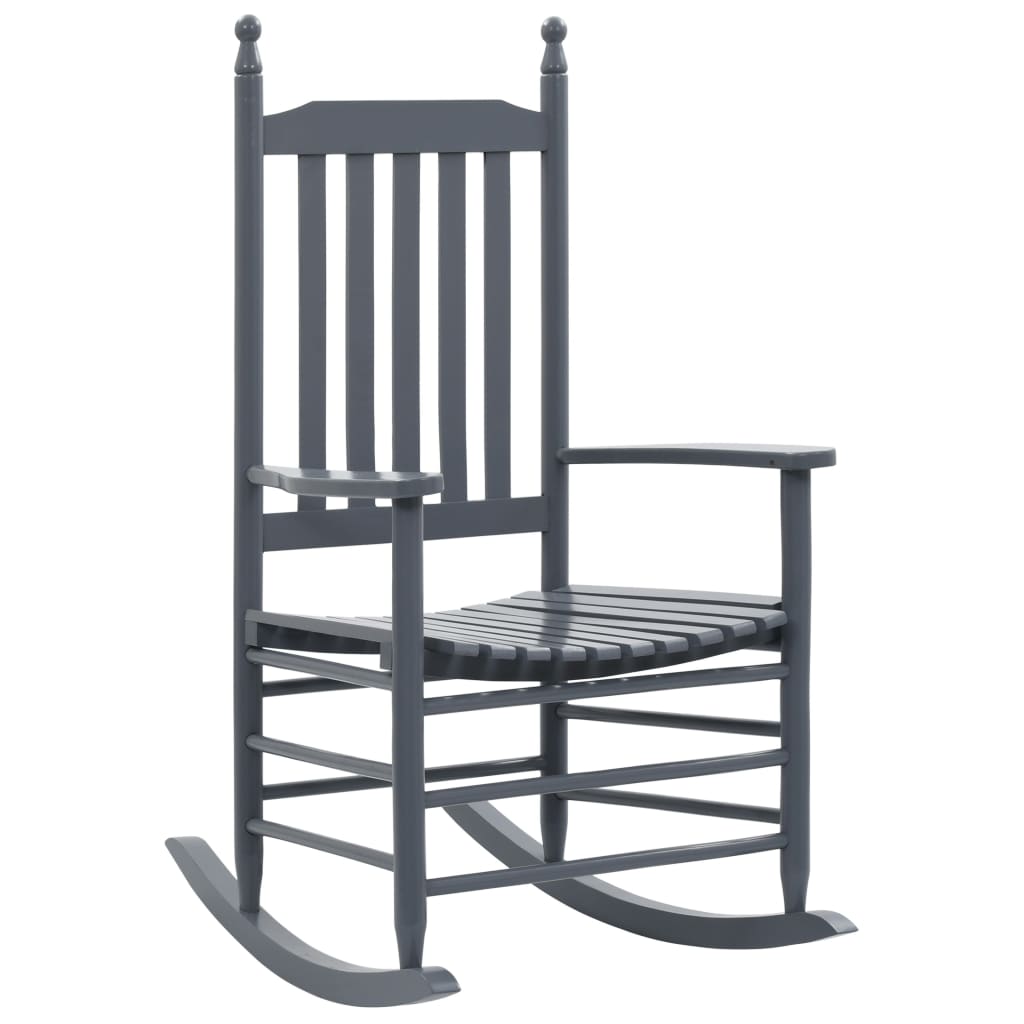Rocking Chair With Curved Seat Wood