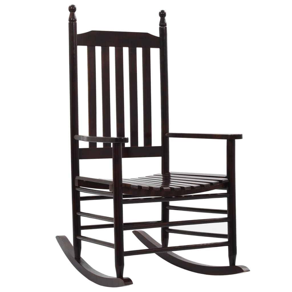 Rocking Chair With Curved Seat Wood