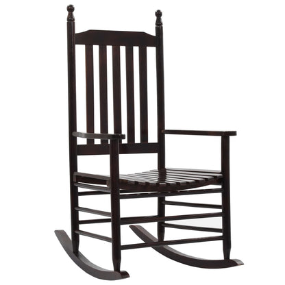 Rocking Chair With Curved Seat Wood