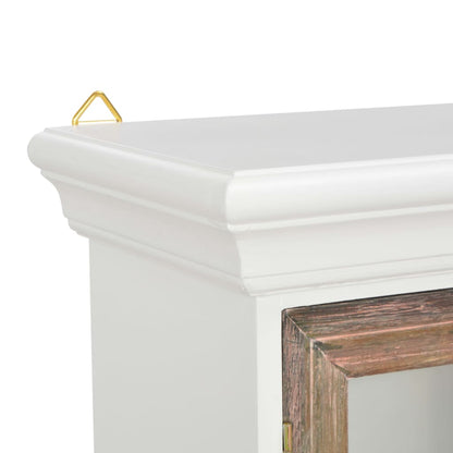 Wall Cabinet White 49X22X59 Cm Engineered Wood