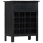 Tv Cabinet Black Solid Mango Wood