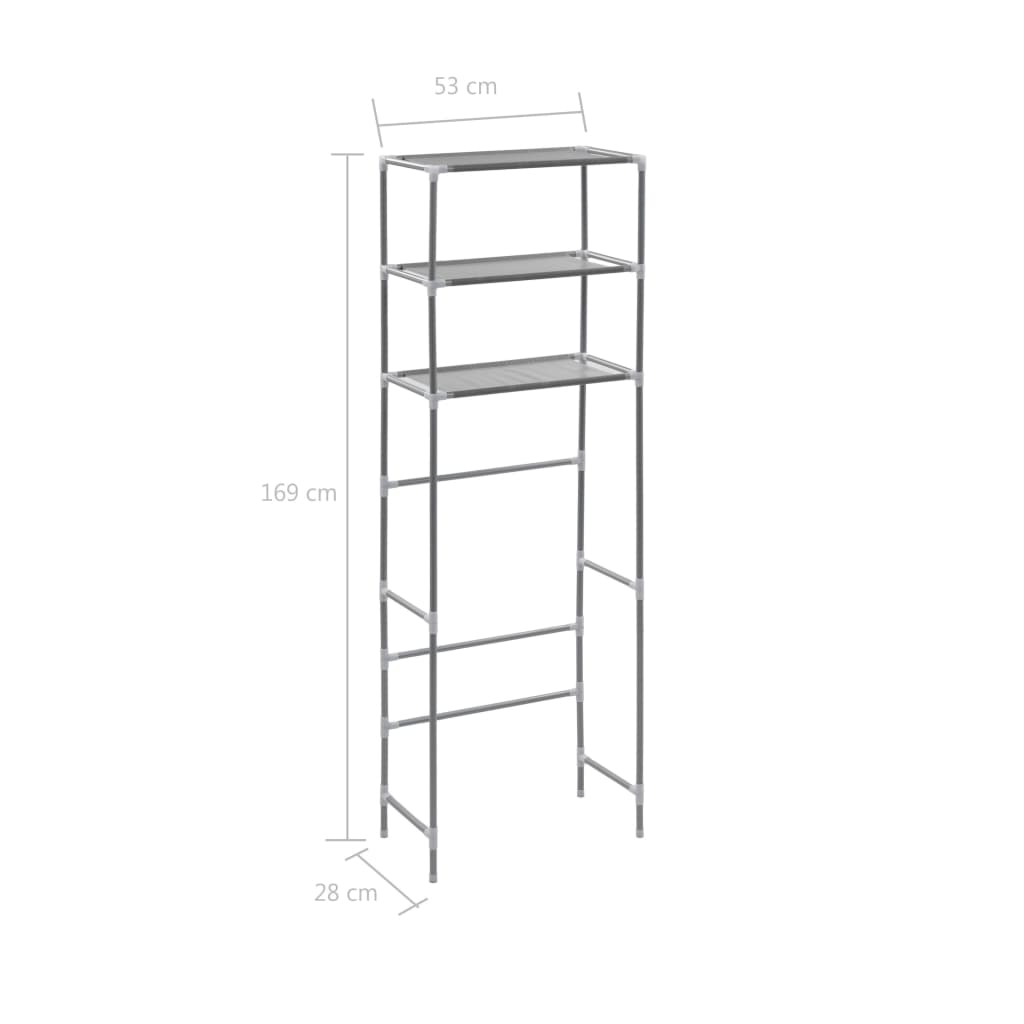 3-Tier Storage Rack Over Toilet