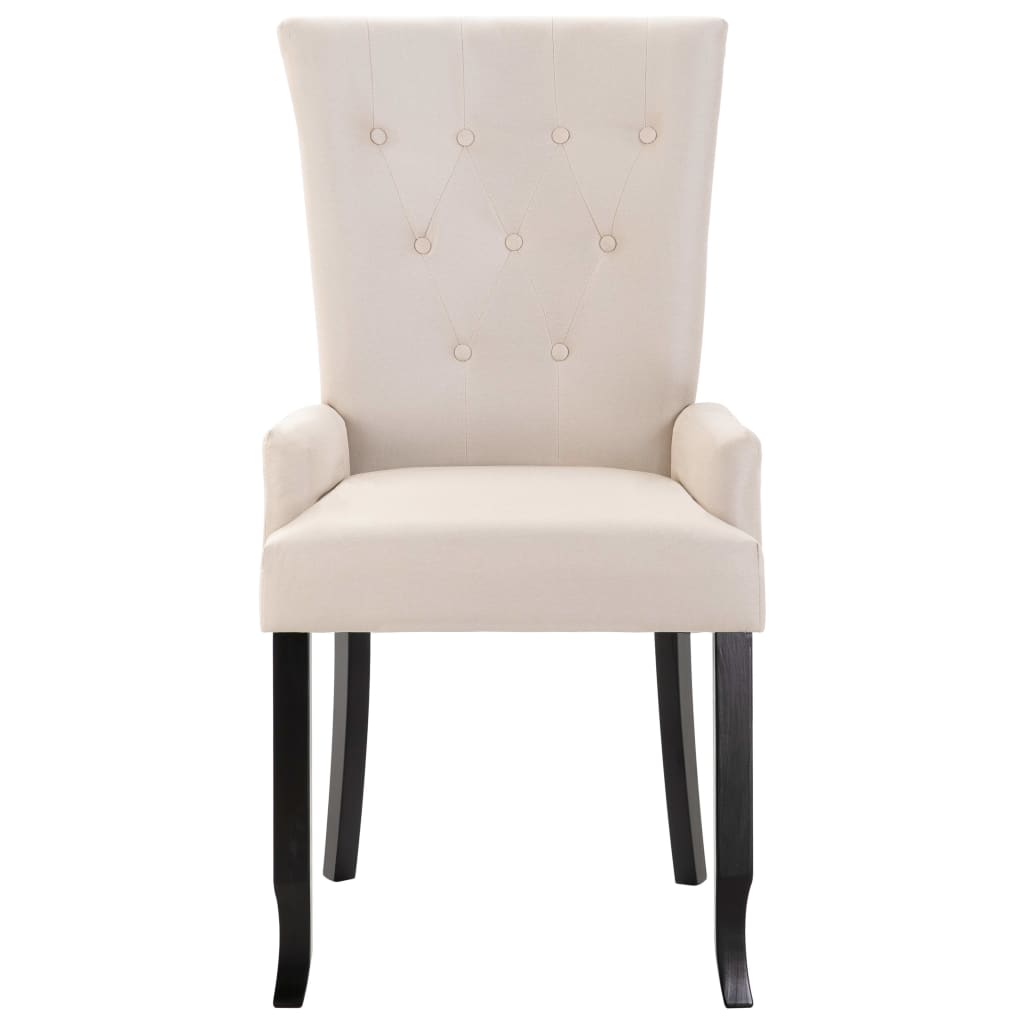 Dining Chair With Armrests Fabric