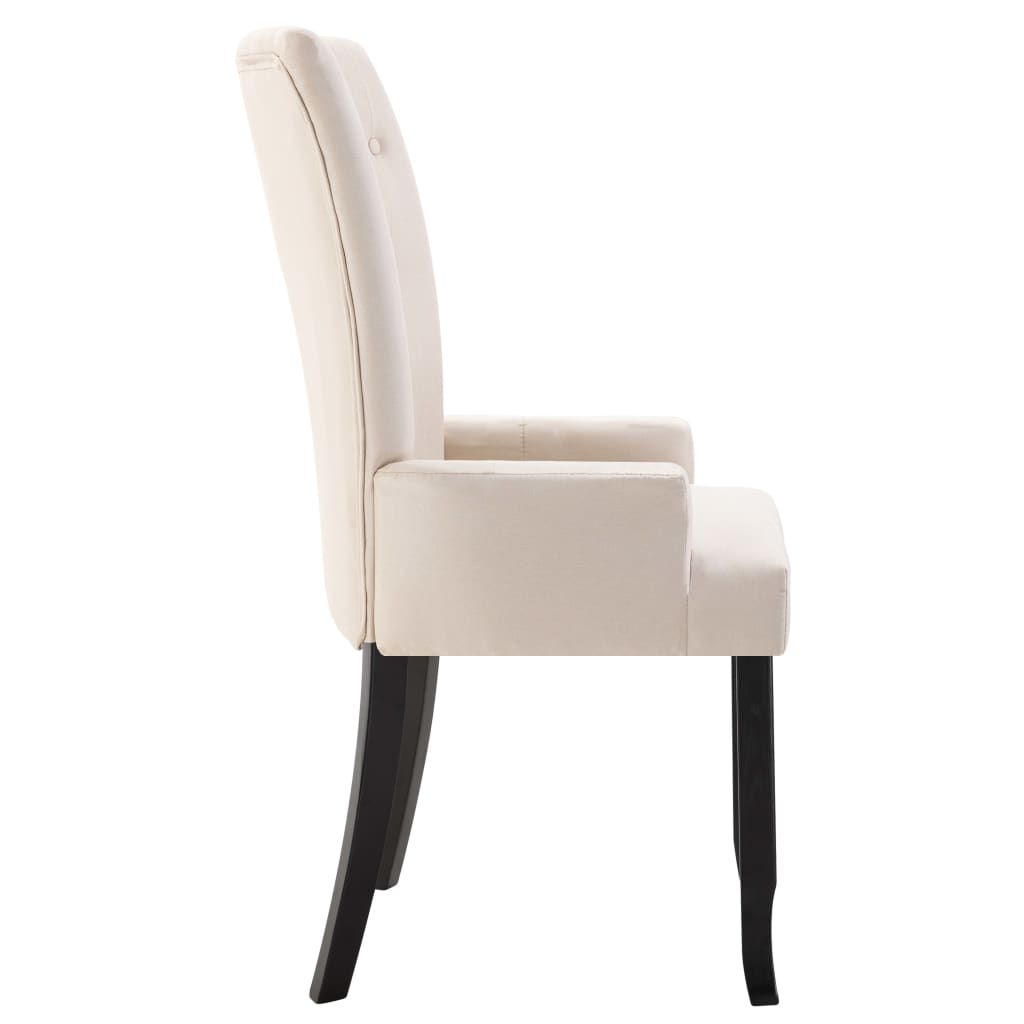 Dining Chair With Armrests Fabric
