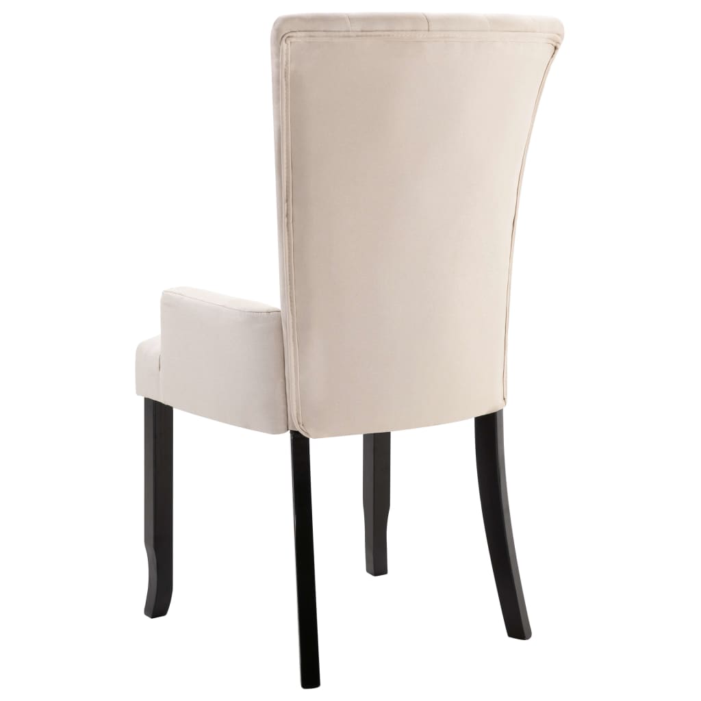 Dining Chair With Armrests Fabric