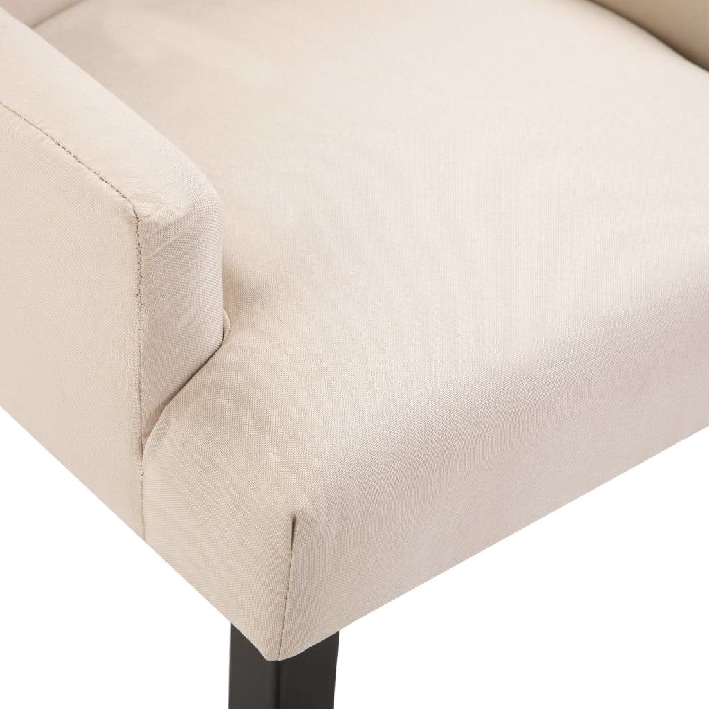 Dining Chair With Armrests Fabric