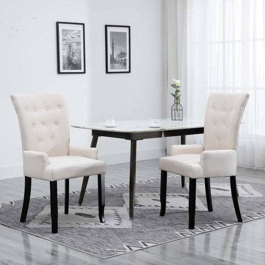 Dining Chair With Armrests Fabric
