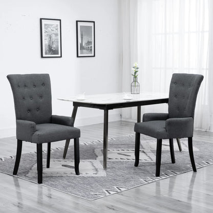 Dining Chair With Armrests Fabric