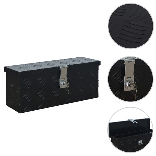 Aluminium Box 485X140X200 Mm Black