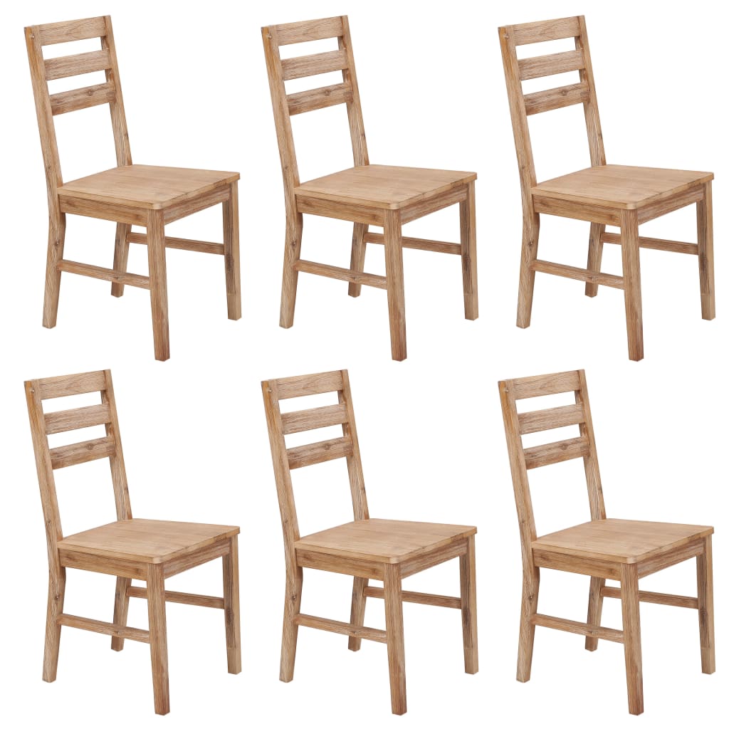 Dining Chairs 2 Pcs Solid Acacia Wood