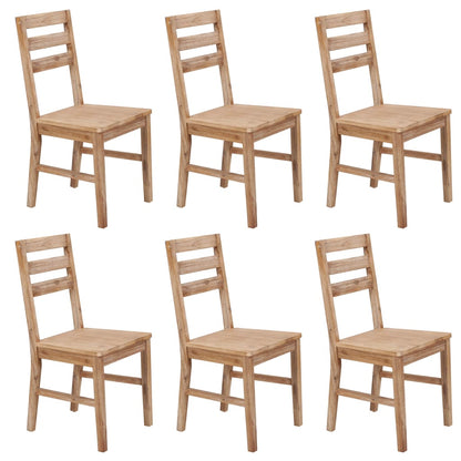 Dining Chairs 2 Pcs Solid Acacia Wood