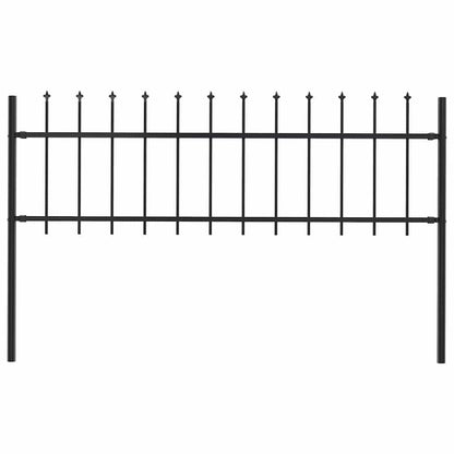 Garden Fence With Spear Top Steel 181X