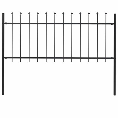 Garden Fence With Spear Top Steel 181X