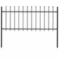 Garden Fence With Spear Top Steel 181X