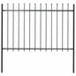 Garden Fence With Spear Top Steel 181X
