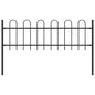 Garden Fence With Hoop Top Steel 181X