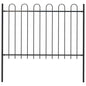 Garden Fence With Hoop Top Steel 181X