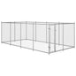 Outdoor Dog Kennel With Roof 7.6X3.8X2.3 M