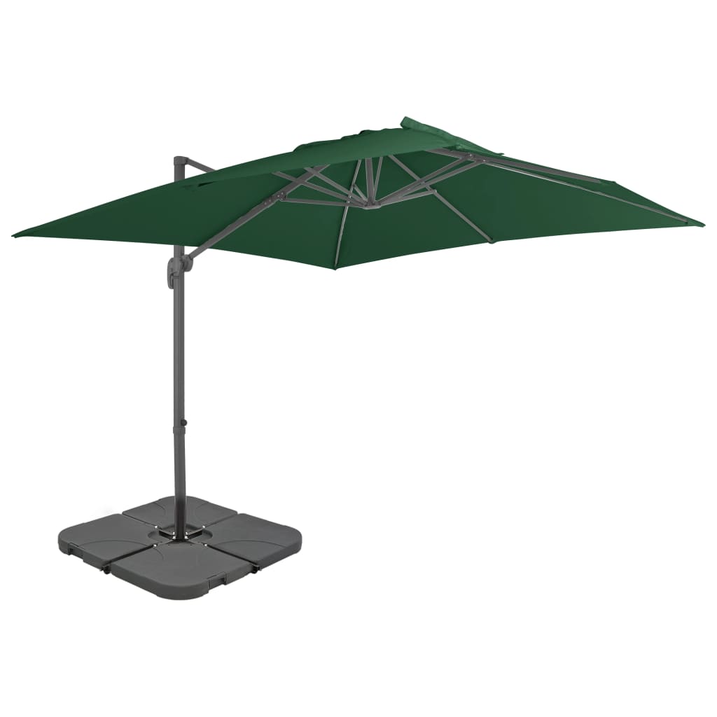 Garden Parasol With Portable Base