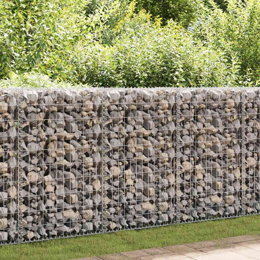 Gabion Wall With Covers Galvanised Steel