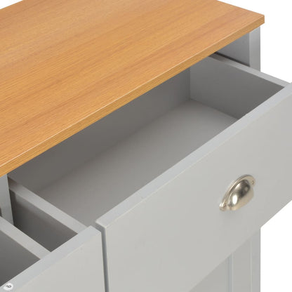 Sideboard Grey 112X35X81 Cm