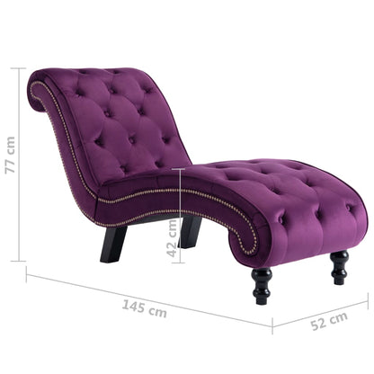 Chaise Lounge Velvet