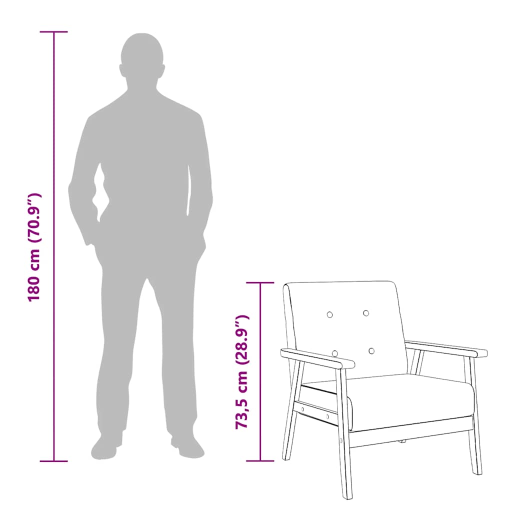 Armchair Faux Leather