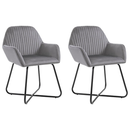 Dining Chairs 4 Pcs Velvet