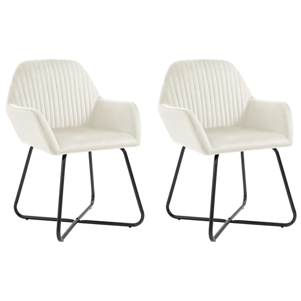 Dining Chairs 4 Pcs Velvet