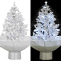 Snowing Christmas Tree With Umbrella Base 75 Cm