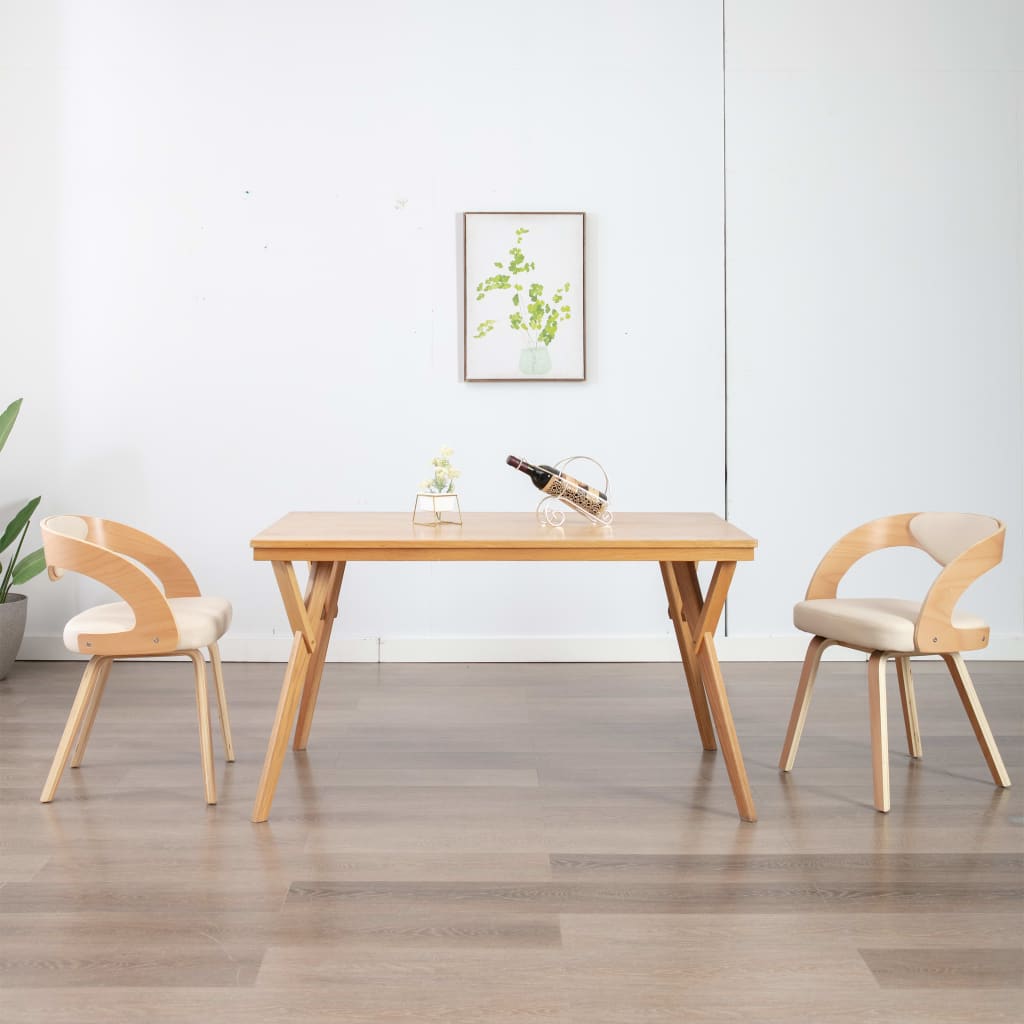 Dining Chairs 4 Pcs Dark Grey Bent Wood And Fabric