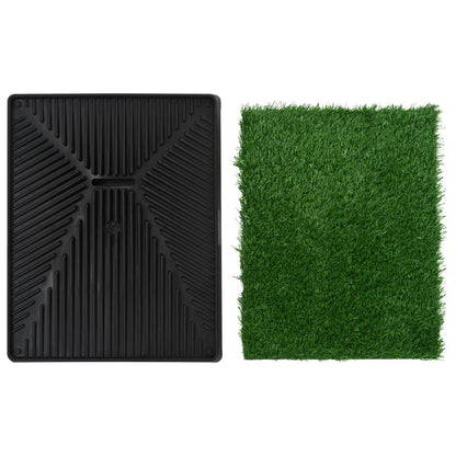 Pet Toilet With Tray & Faux Turf Green Wc