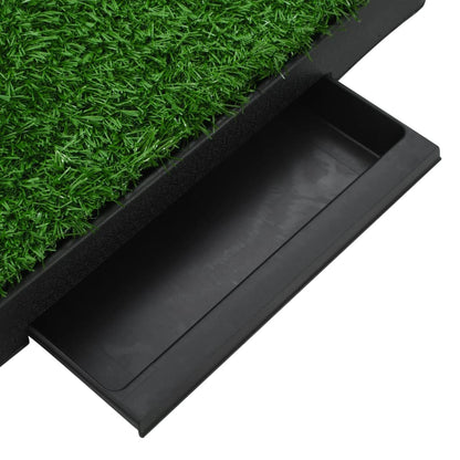 Pet Toilet With Tray & Faux Turf Green Wc