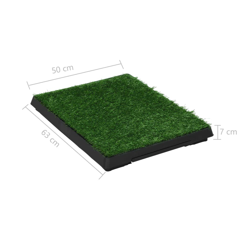 Pet Toilet With Tray & Faux Turf Green Wc