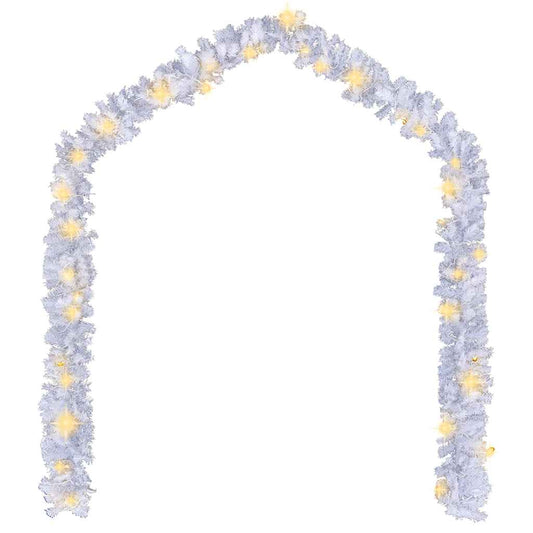 Christmas Garland With Led Lights