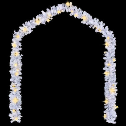 Christmas Garland With Led Lights