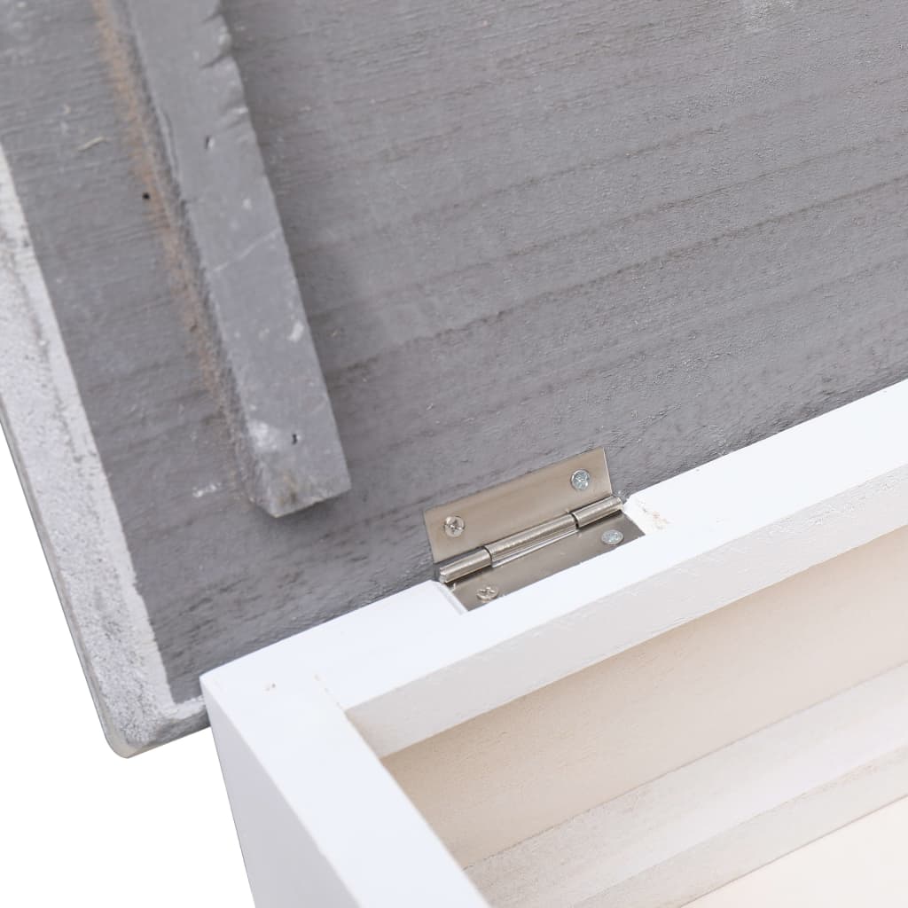 Shoe Cabinet Grey 50X28X98 Cm Paulownia Wood