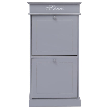Shoe Cabinet 50X28X98 Cm Paulownia Wood