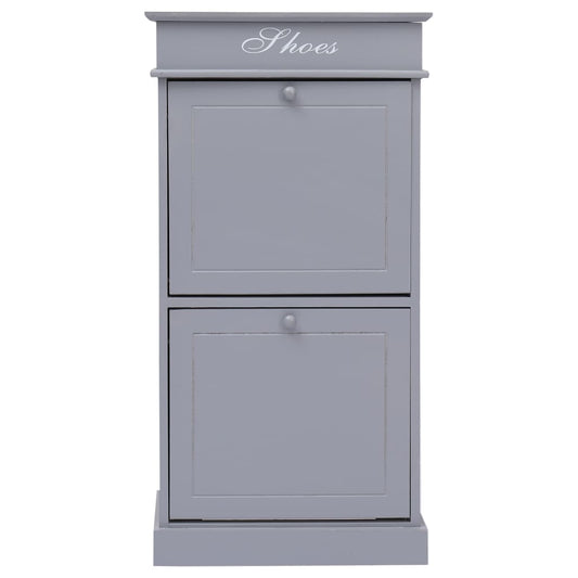 Shoe Cabinet 50X28X98 Cm Paulownia Wood