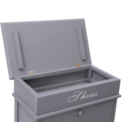 Shoe Cabinet 50X28X98 Cm Paulownia Wood