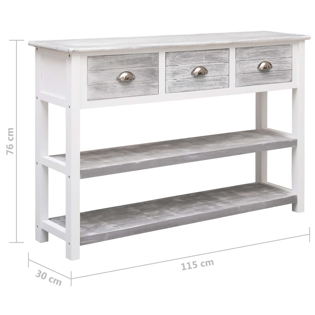 Sideboard 115X30X76 Cm Wood