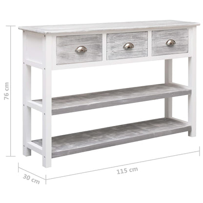 Sideboard 115X30X76 Cm Wood