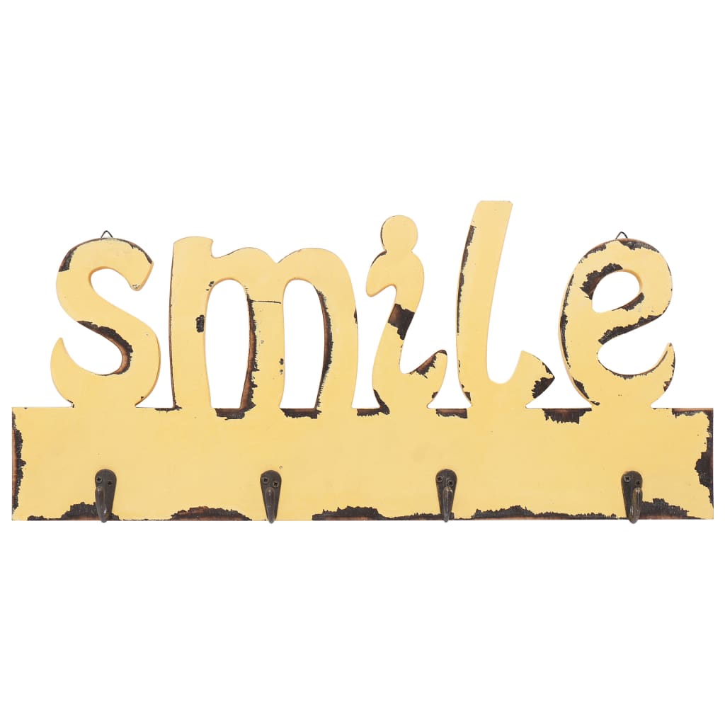 Wall Mounted Coat Rack Smile 50X23 Cm