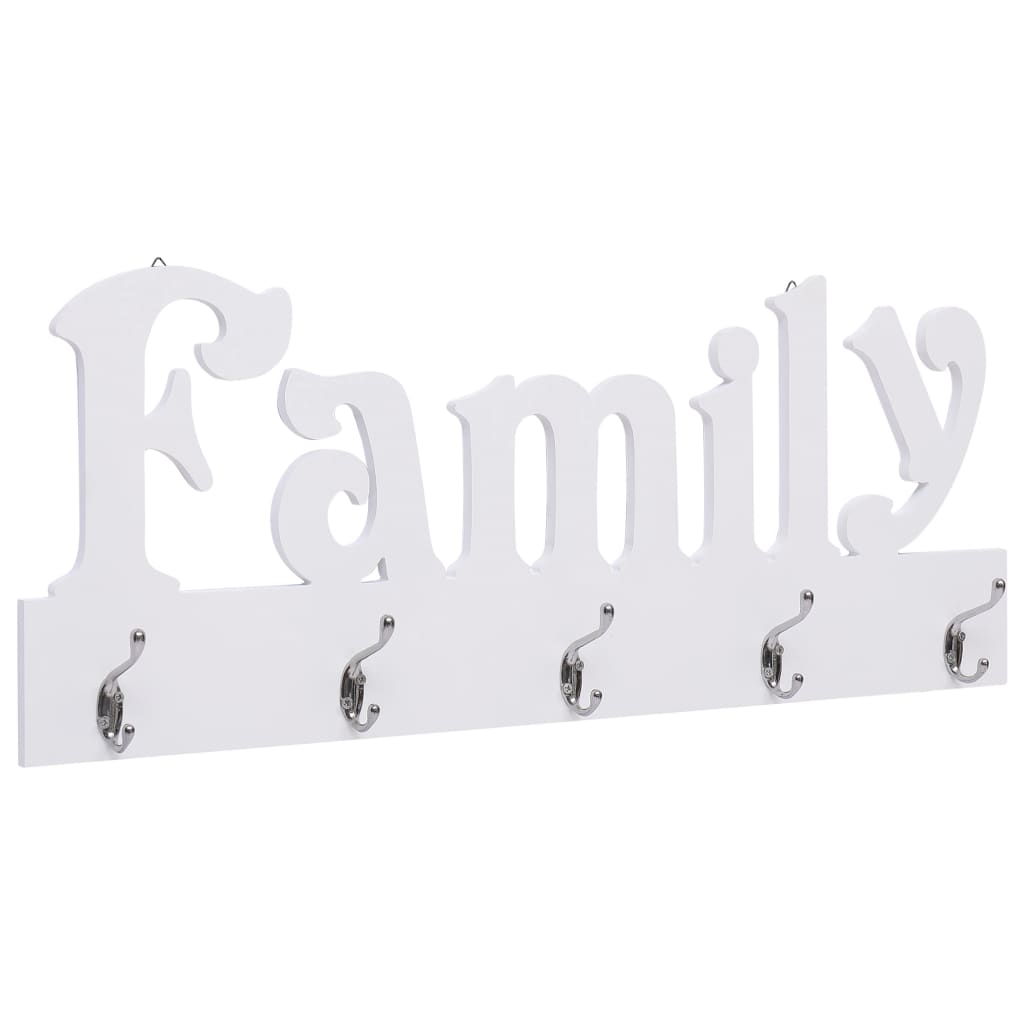 Wall Mounted Coat Rack Smile 50X23 Cm