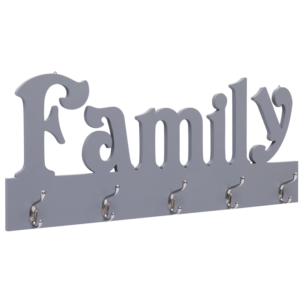 Wall Mounted Coat Rack Smile 50X23 Cm