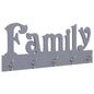 Wall Mounted Coat Rack Smile 50X23 Cm