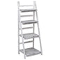 4-Tier Plant Stand Grey 43X33X113 Cm Wood