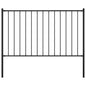 Fence Panel With Posts Powder-Coated Steel