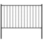 Fence Panel With Posts Powder-Coated Steel