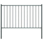 Fence Panel With Posts Powder-Coated Steel